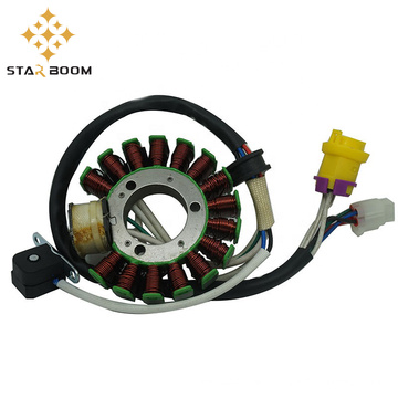 Motorcycle stator Magneto Coil for JS250 ATV 18 coils 200W/12V 18 DC magneto stator coil